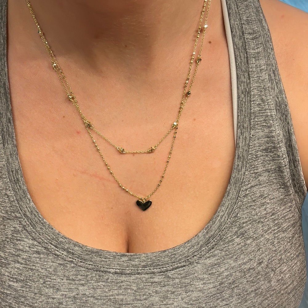 Kendra Scott Gold Heart Necklace